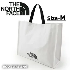 ノースフェイス トートバッグ ショッパーバッグ THE NORTH FACE 韓国 エコバッグ ビーチバッグ WHITE ホワイト Mサイズ【新品・正規品】