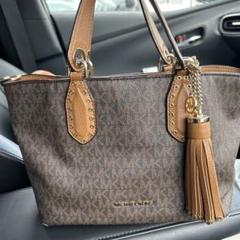 MICHAEL KORS ブラウン トートバッグ