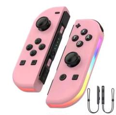 【新品・未使用品】 Switch ジョイコンJoy-Con ピンクストラップ付き