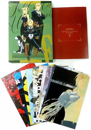 雑貨　集合 CAFE BOX(ポストカード10枚＆記念ミニ冊子) 「鋼の錬金術師 FULLMETAL ALCHEMIST コラボレーションカフェ」