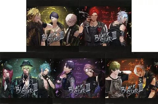 ポスター　正方形ポスター5種セット ジャケットイラスト 「CD ブラックスター -Theater Starless- BLACKSTAR III」 超早期予約特典