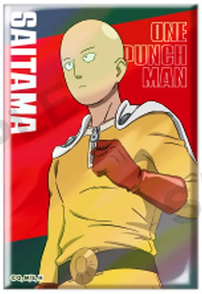 バッジ・ビンズ　サイタマ 「ワンパンマン トレーディングしかくいホログラム缶バッジ」