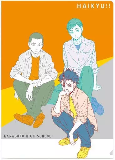 クリアファイル　B.烏野2年生 A4クリアファイル 「ハイキュー!!」