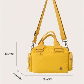 軽量ナイロンメッセンジャーバッグ メンズ レディース トレンド プレゼント イエロー84,719