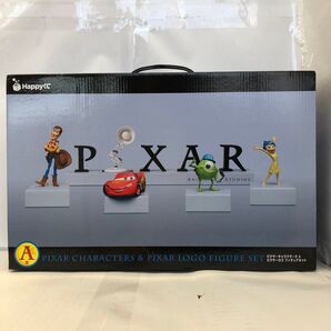 【未開封】 Happyくじ A賞 ピクサーキャラクターズ ピクサーロゴ フィギュアセット PIXAR
