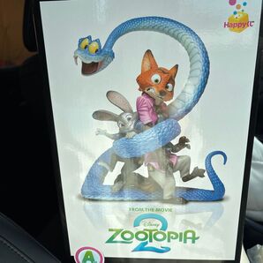 ズートピア2 Happyくじ A賞 ポスターフィギュア ニック ズートピア ジュディ