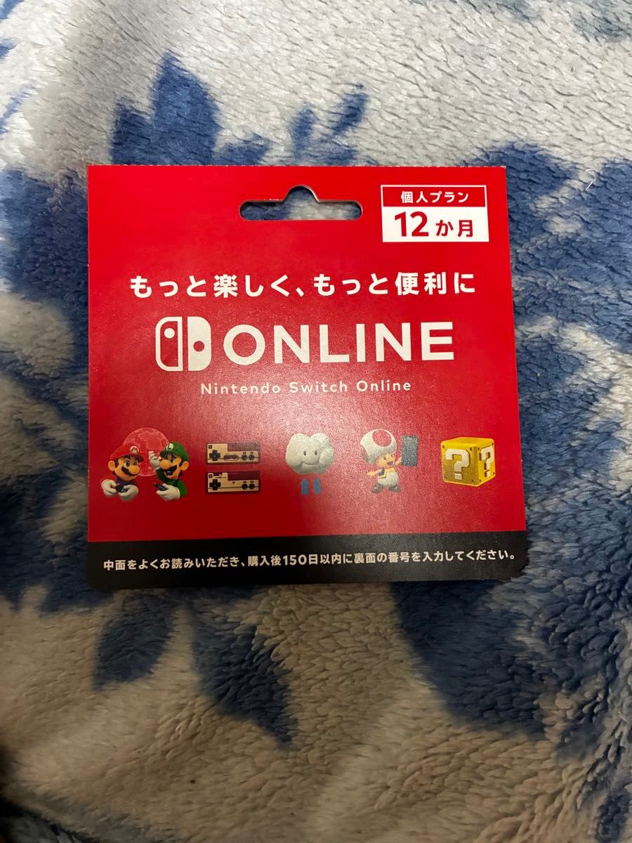Nintendo Switch Online 個人プラン 12か月 ニンテンドースイッチオンライン