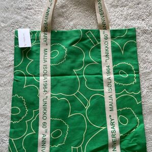 エコバッグ トートバッグ marimekko限定品グリーン