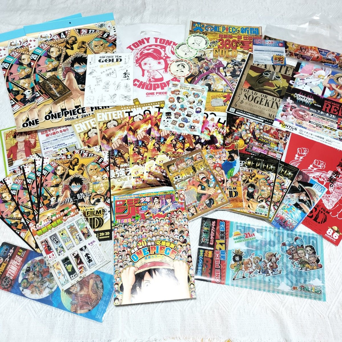 ONE PIECE　ジャンプ付録　映画特典など　まとめ売り二手;物流保障;没有明显的损伤或污渍