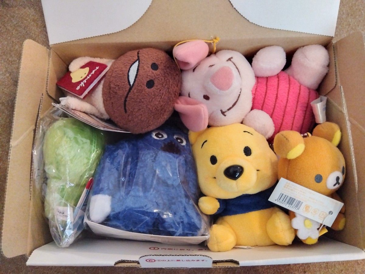 アミューズメント景品 ぬいぐるみ まとめ売り　6つ二手;物流保障;没有明显的损伤或污渍