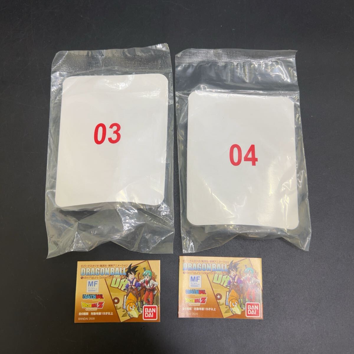 【内袋未開封】DBZ MFS PLUS ドラゴンボール ミニフィギュア セレクション プラス 2 フィギュア 03.孫悟飯&チチ 04.孫悟飯 当時物 レトロ 