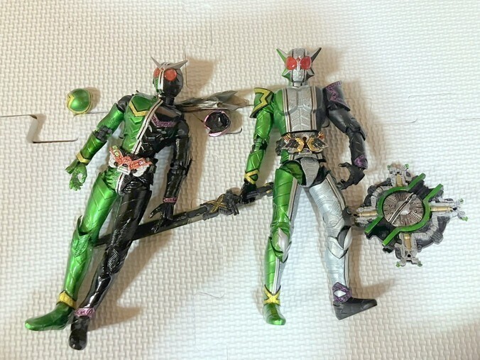 仮面ライダー　SIC　　W　ソフビ改造品　まとめ売り　ジャンク　フィギュア　　　3KA玩1　11