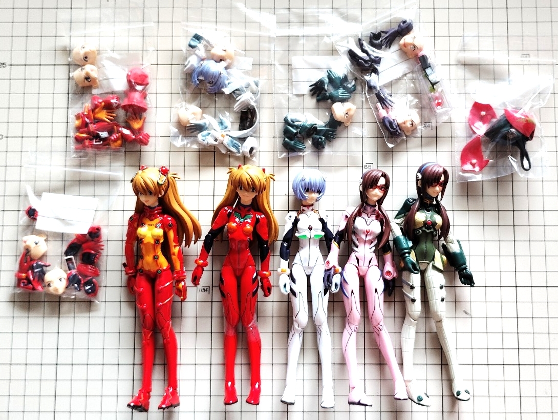 【ジャンク品】リボルテック　エヴァンゲリオン　5体セット