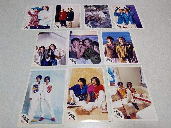 ◇　キンキキッズ　【　公式写真10枚セット♪美品　】　KinKi Kids　ブロマイド　堂本光一　堂本剛　※管理番号jn223