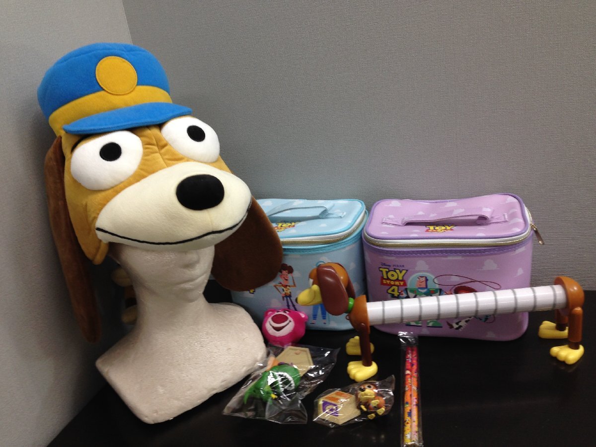 ◇ディズニー TDRほか トイストーリーグッズ 8点 スリンキーファンキャップ ポーチほか 5M282 【大型】