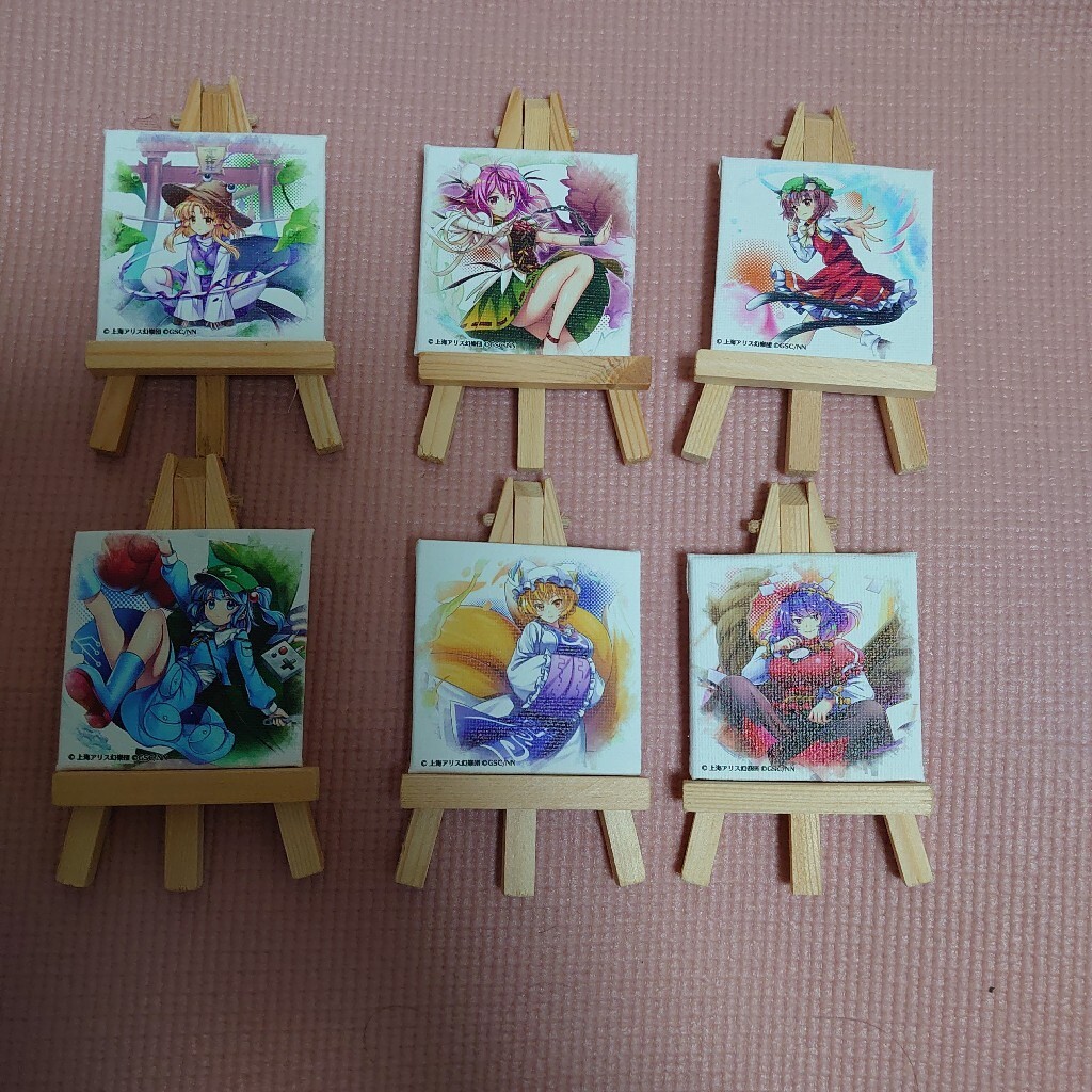 【未使用】全6種セット 東方LostWord トレーディングぷちキャンバスコレクション vol.3
