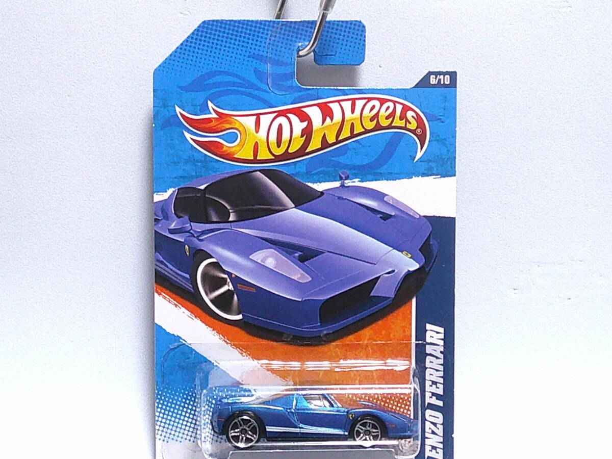 ホットウィール (青) エンツォ フェラーリ ＜未開封＞ Hot Wheels '11 ウォルマート 限定色