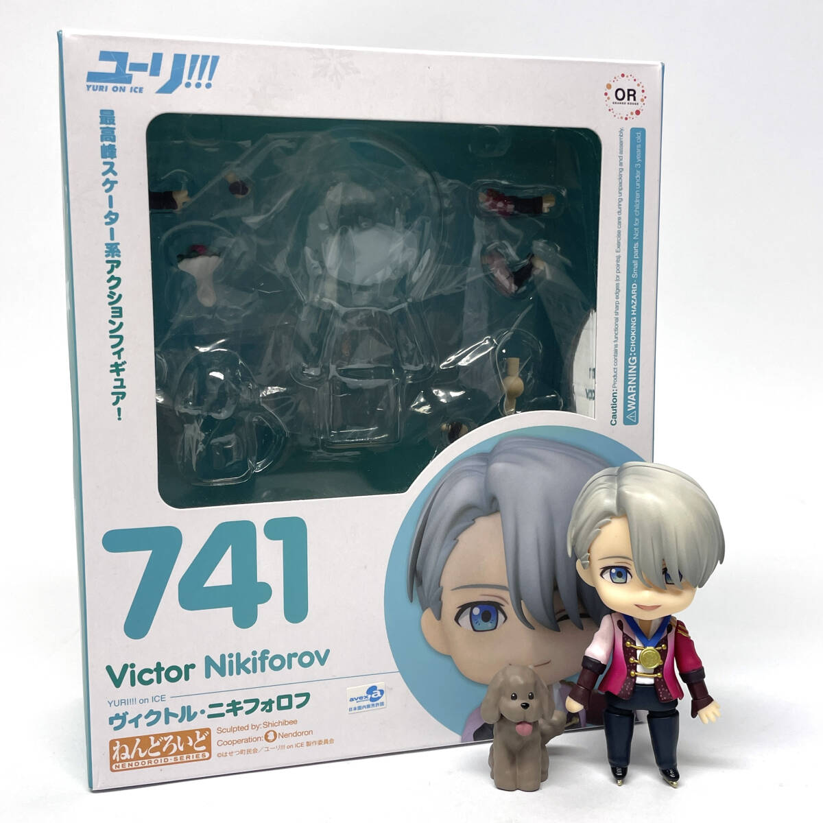 tu069 オランジュ・ルージュ ねんどろいど ユーリ!!! on ICE ヴィクトル・ニキフォロフ 741 フィギュア ※中古