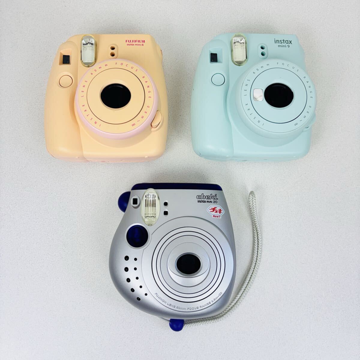 FUJIFILM 富士フィルム チェキ instax mini8 mini9 mini20 簡易動作確認品
