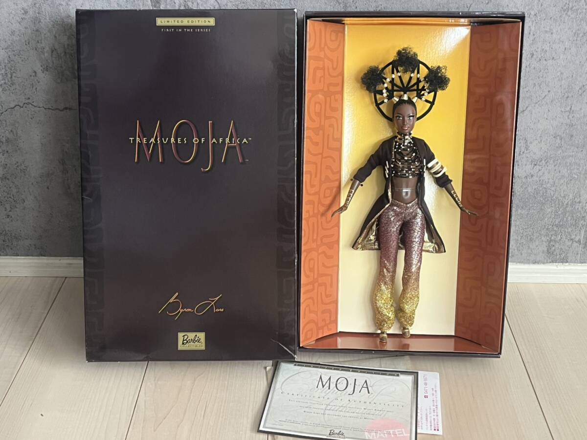 ◆458B マテル MATTEL Barbie バイロン・ラーズ MOJA Treasures of Africa #50826 Byron Lars MOJA BARBIE Doll