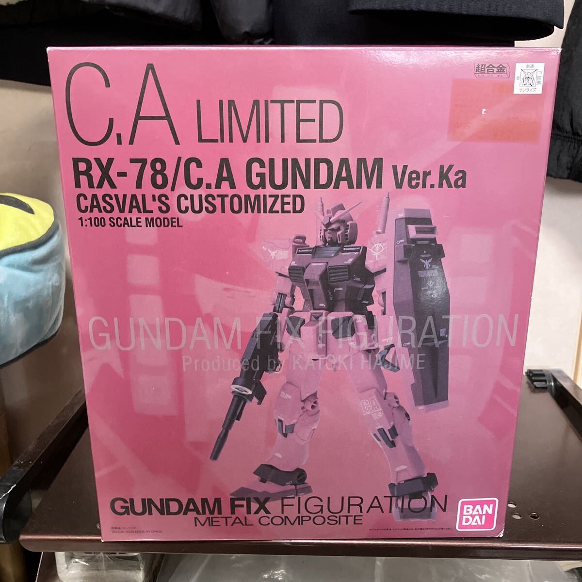 1190 GUNDAM FIX FIGURATION METAL COMPOSITE/GFFMC 1/100 機動戦士ガンダム RX-78/C.A Ver.Ka キャスバル専用ガンダム フィギュア 完成品
