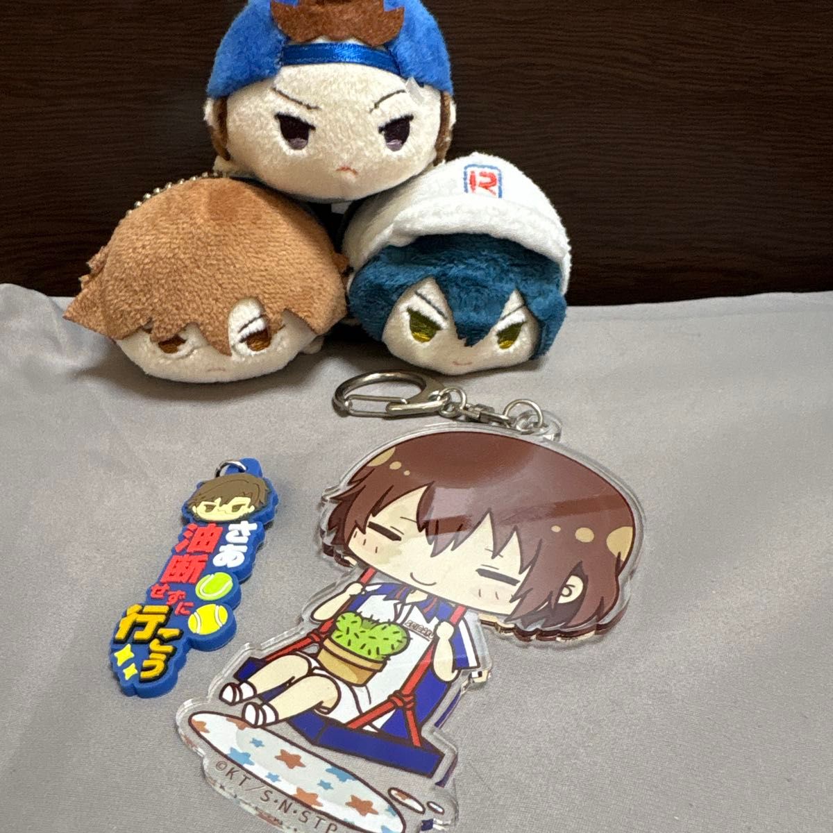 新テニスの王子様 もちもちマスコット ぬいぐるみ ３点アクリルキーホルダー二手;物流保障;没有明显的损伤或污渍
