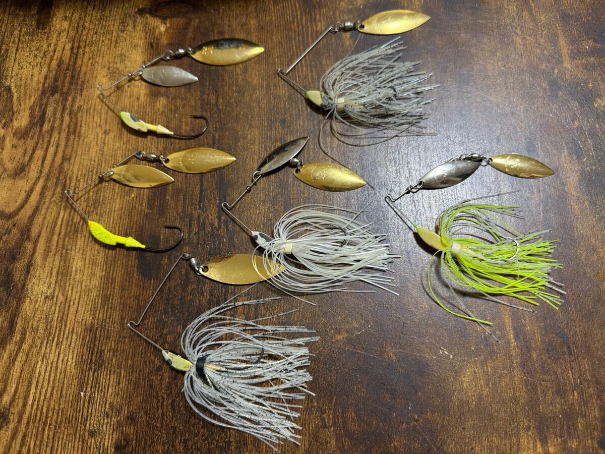 Megabassメガバス V-FLAT MiNi/Vフラットミニ 6個セット スピナーベイト 5/16oz