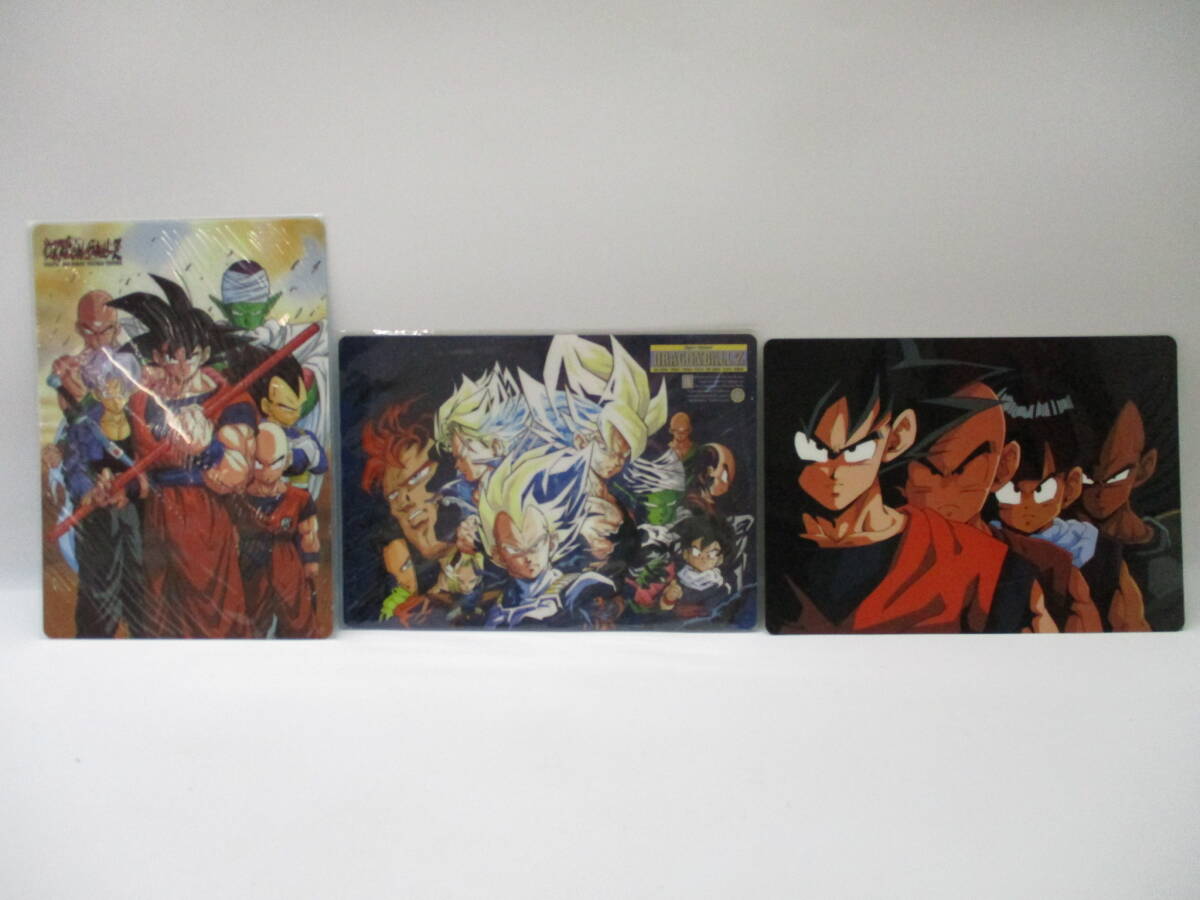 ★手0524 ドラゴンボール DRAGONBALLZ下敷き 孫悟空 クリリン ピッコロ ベジータ トランクス 天津飯 まとめて 3枚 32505201
