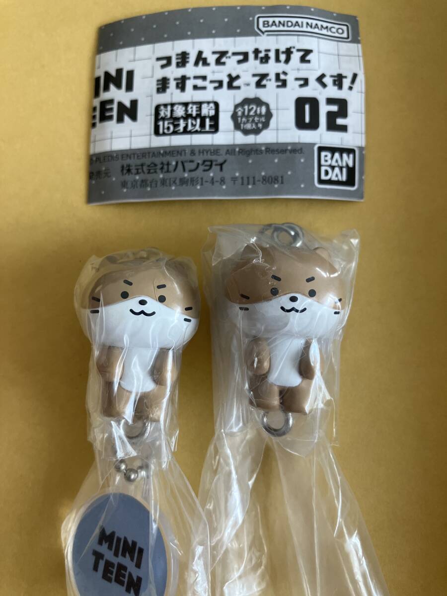 ディノ ２個セット MINITEEN つまんでつなげてますこっと でらっくす 02★ガチャ ミニティーン SEVENTEEN セブンティーン DINO