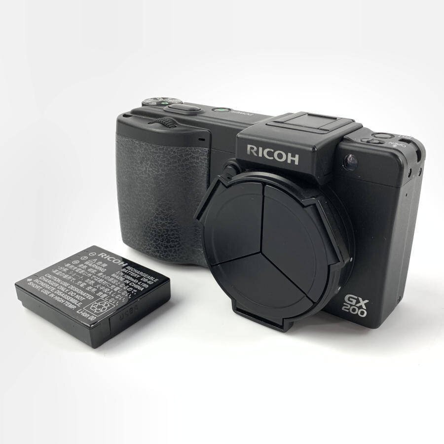 RICOH リコー GX200 コンパクトデジタルカメラ バッテリー付き●簡易検査品