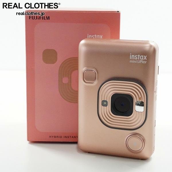 FUJIFILM/富士フィルム instax mini LiPlay チェキ ハイブリッドインスタントカメラ シャッター確認済み /000
