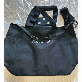 agnes b.アニエスベー トートバッグ　マザーズバッグ　リバーサル　大容量