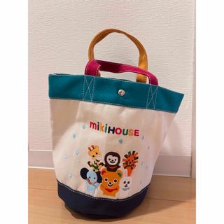 MIKI HOUSEミキハウス　トートバック　動物刺繍　バッグ　マザーズバッグ