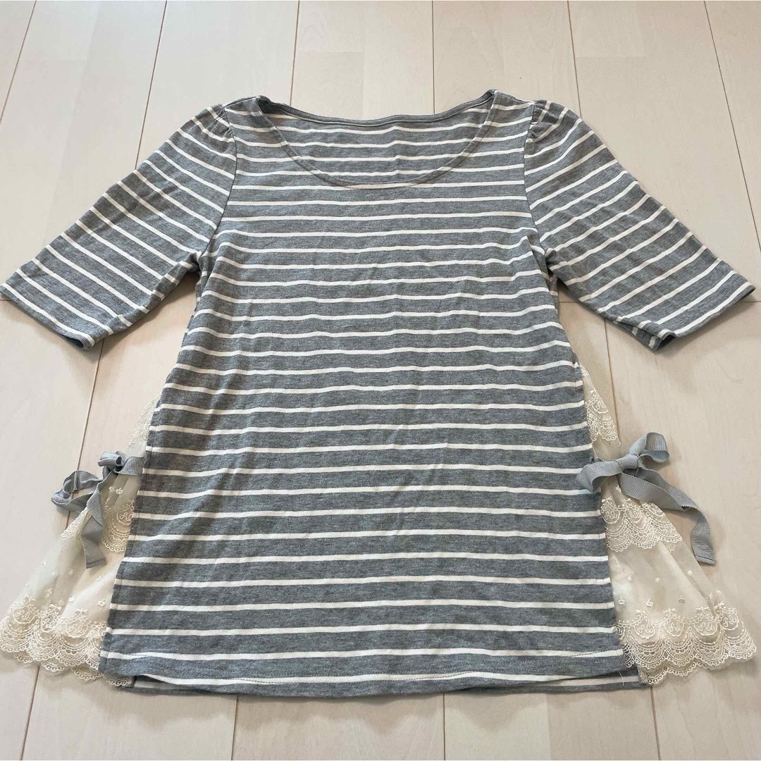 フランシュリッペ　FLレースプルオーバー　