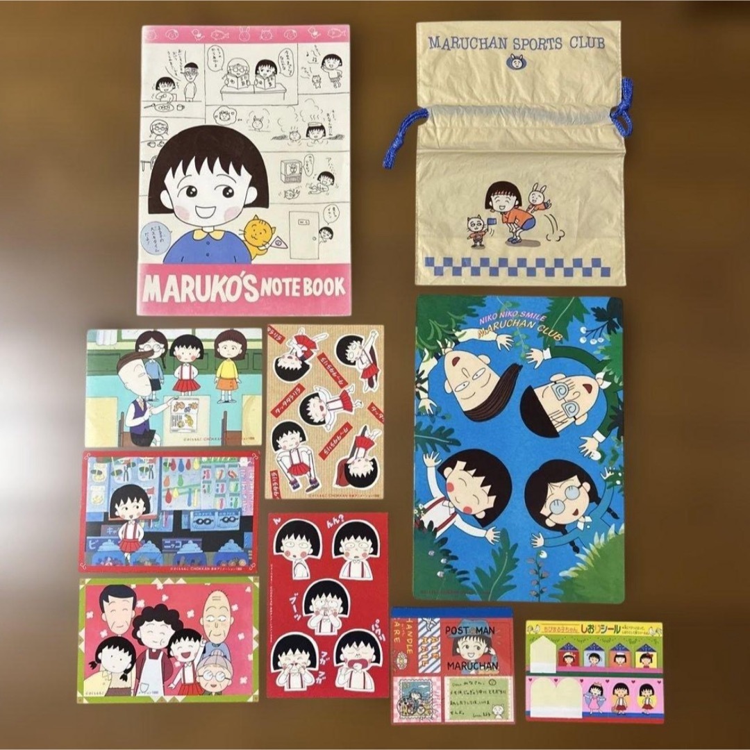 ちびまる子ちゃん　りぼん　付録　ノート　ポストカード