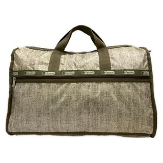 LESPORTSAC(レスポートサック) ボストンバッグ - ベージュ×ダークベージュ 本体ロックなし