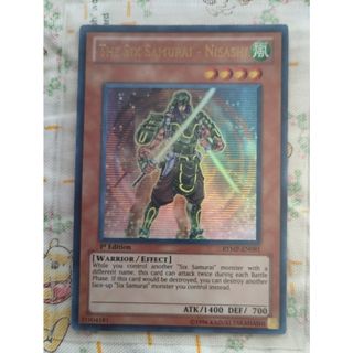 【美品】　遊戯王 英語版 六武衆－ニサシ RYMP-EN091 スーパーレア 1st Edition