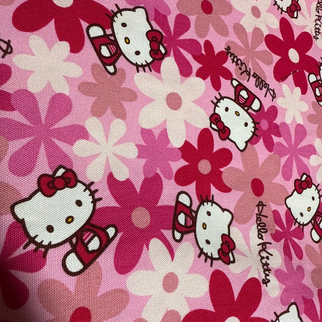 キティ　サンリオ　生地　はぎれ　平成レトロ