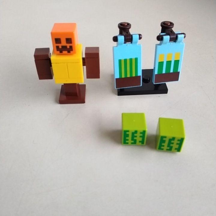 レゴ　LEGO　マイクラ　農場セット　かかし　スイカ　看板没有明显的损伤或污渍