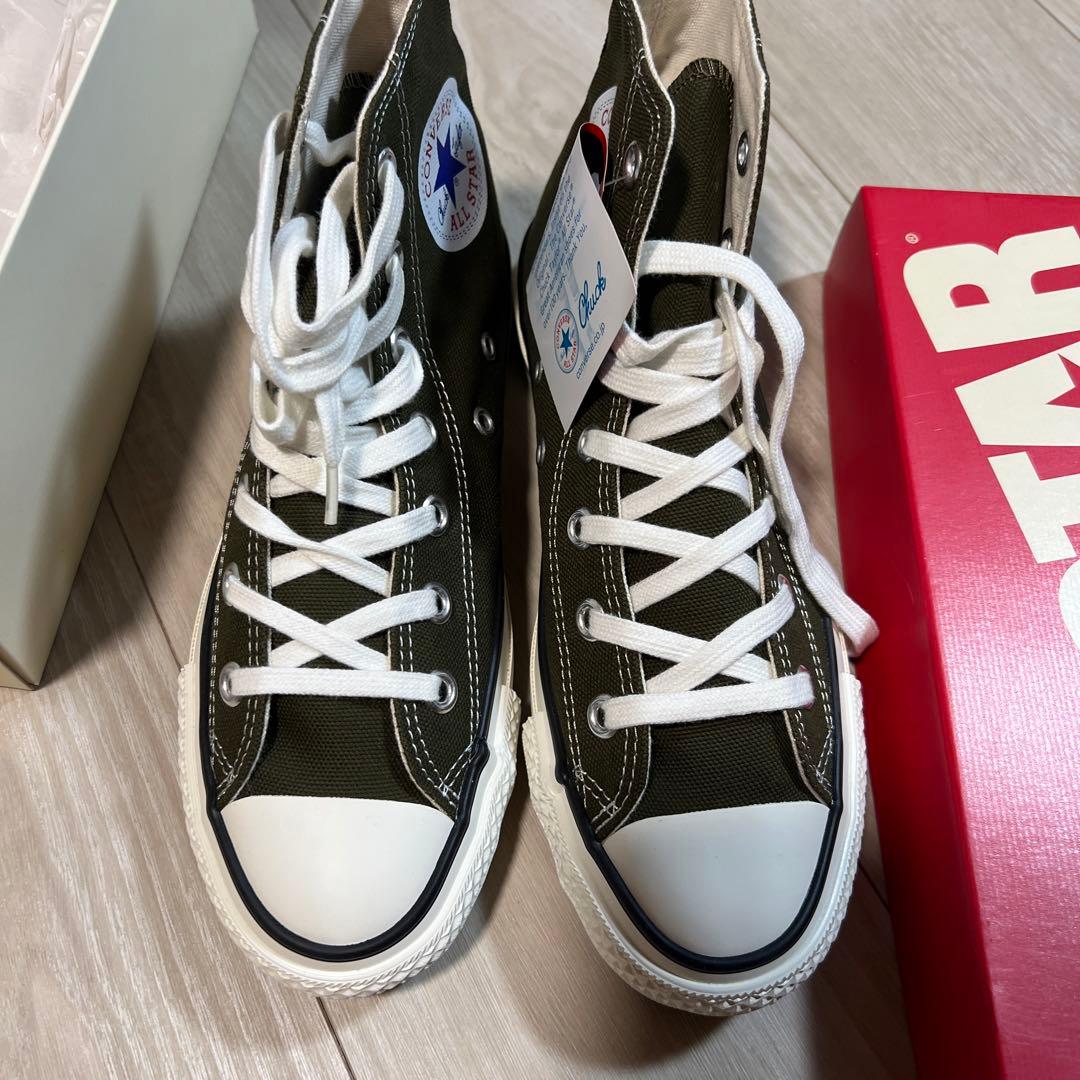 CONVERSE ALL STAR オリーブ色 スニーカー日本製Converse;未使用