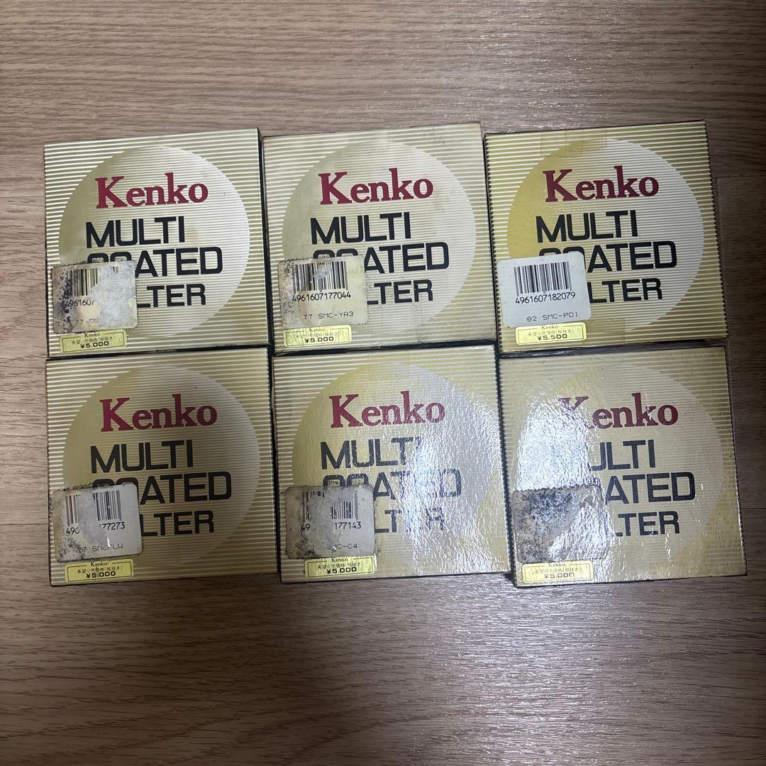 Kenko MCフィルター 6点セット 77mm 82mmKenko;没有明显的损伤或污渍