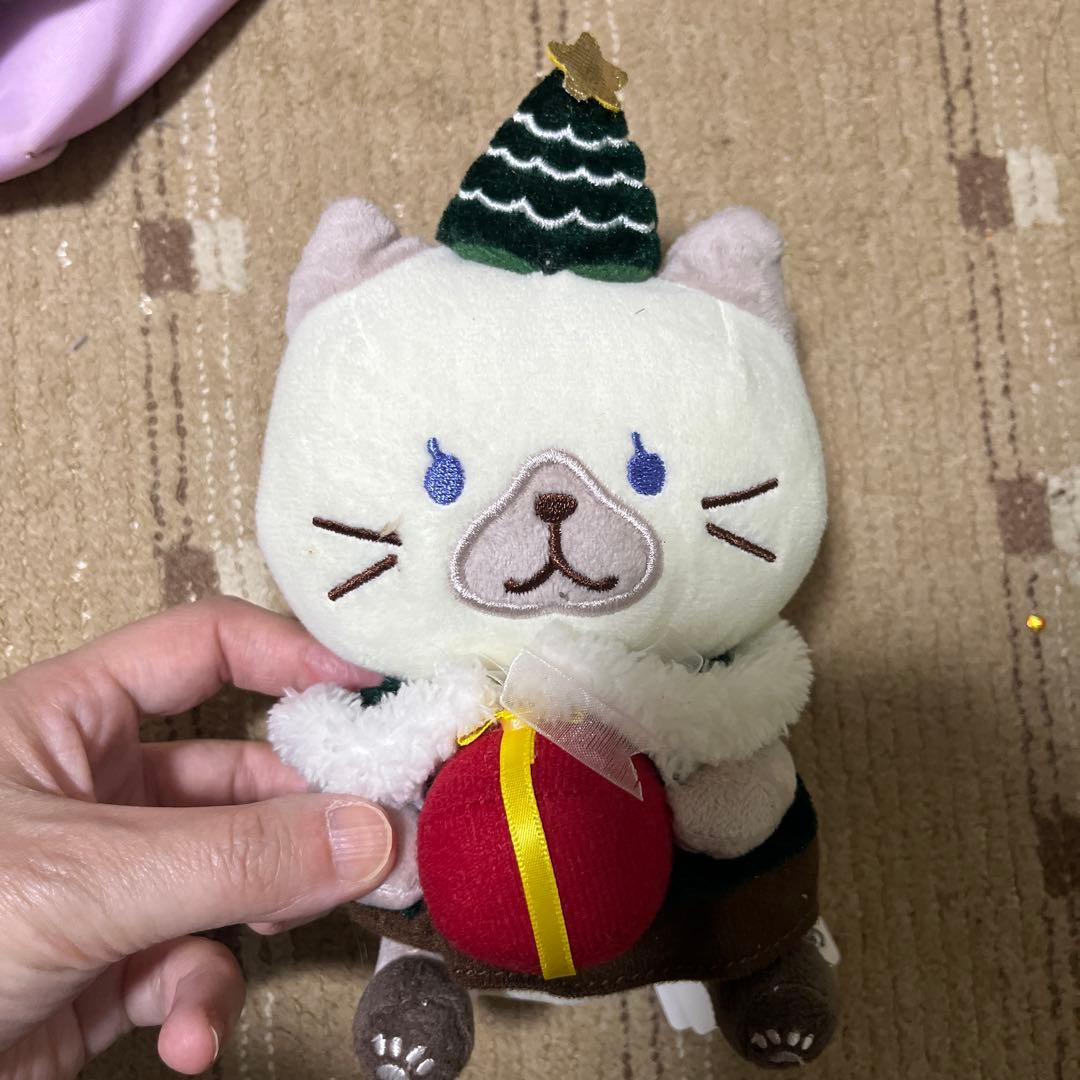 Fuku Fuku Nyanko クリスマスぬいぐるみ　シャーシャタグ付き