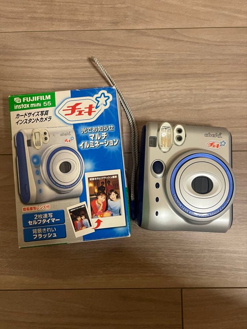 チェキ　FUJIFILM instax mini 55富士フイルム;没有明显的损伤或污渍