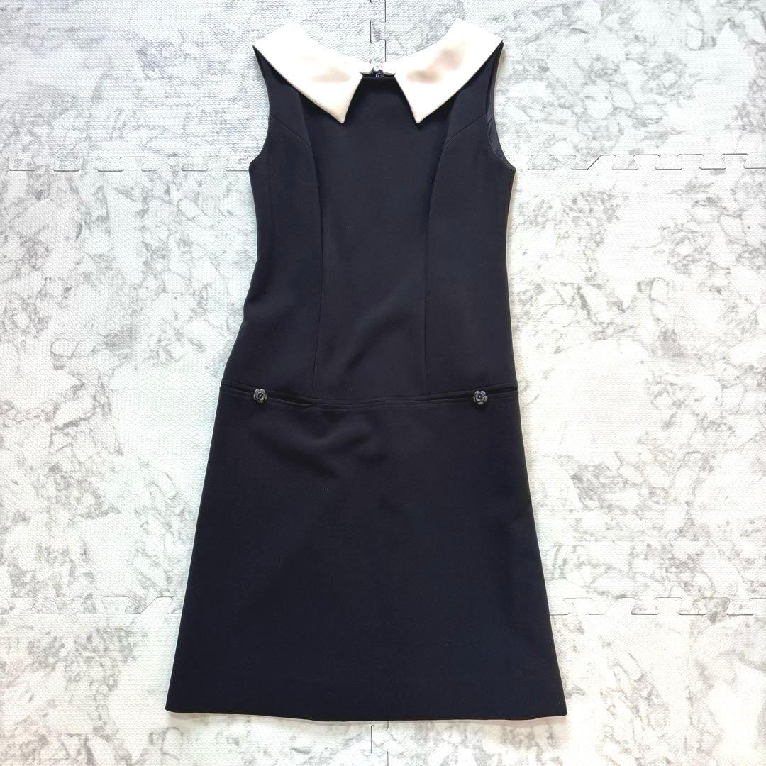 Rene Basic 襟付き ワンピース フラワーモチーフRene;没有明显的损伤或污渍