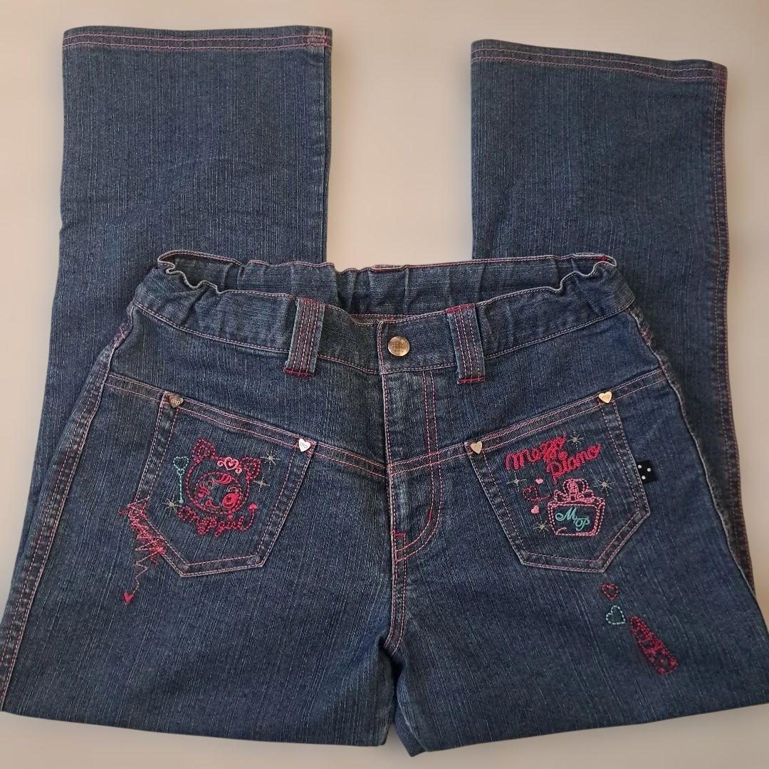 メゾピアノ　デニムパンツ　七分丈　160 平成レトロ　ベリエちゃん