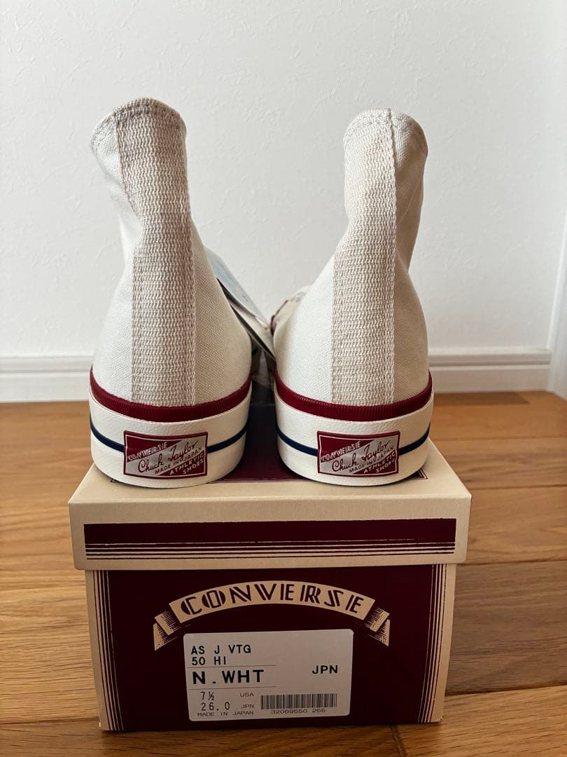 コンバース　タイムライン　AS J VTG 50 HI JPNConverse;未使用