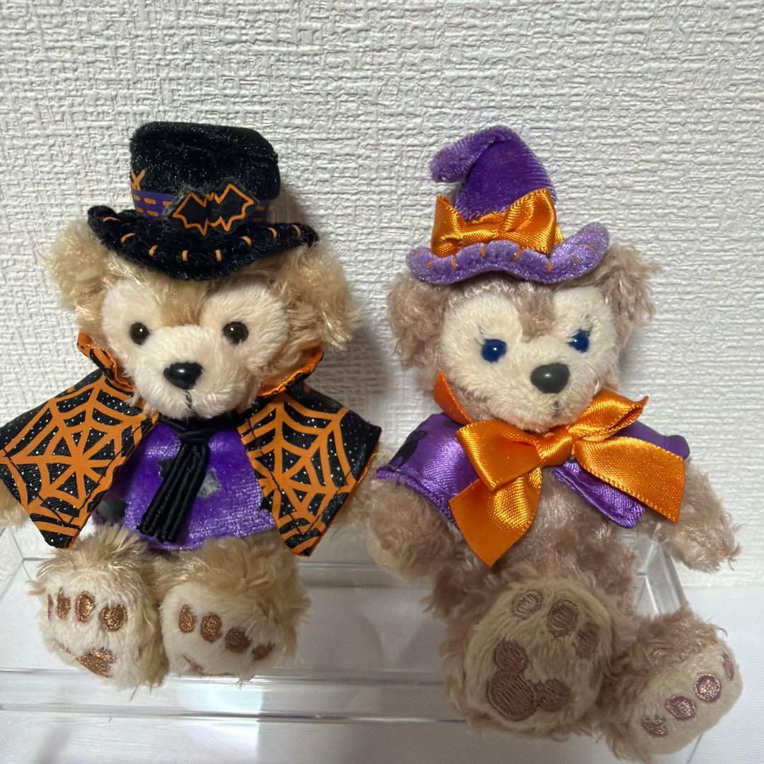 ダッフィー シェリーメイ ハロウィン ぬいぐるみストラップ没有明显的损伤或污渍