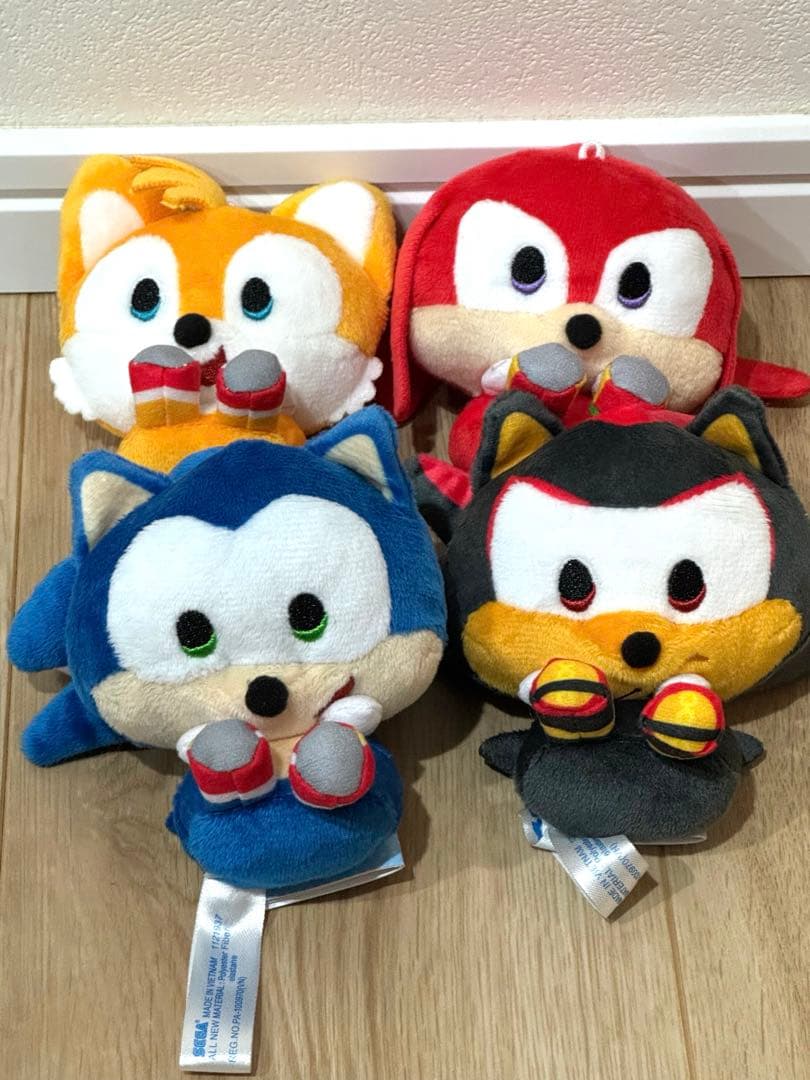 SONIC＆FRIENDS & youマスコット ４点セット未使用
