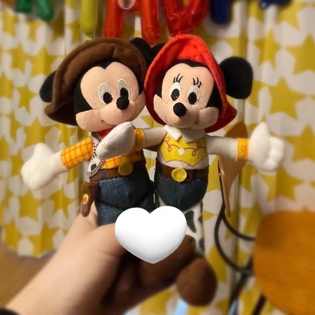 ディズニー ミッキー ミニー トイストーリー ぬいぐるみ有损伤或污渍