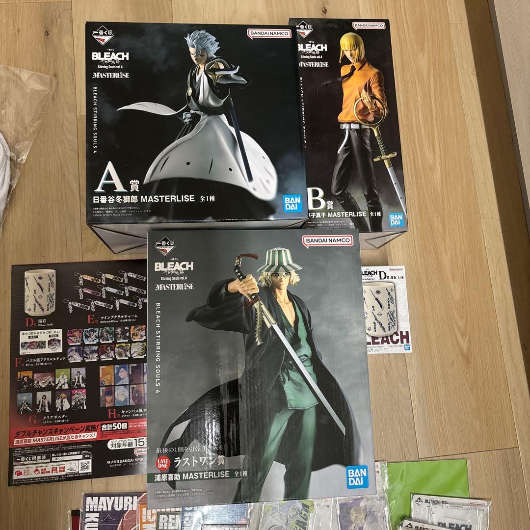 一番くじ　ブリーチ BLEACH フィギュア A賞 B賞 D ラストワン賞セット